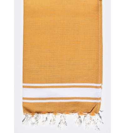 Mini fouta plate moutarde