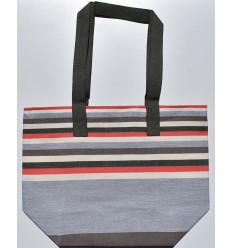 sac de plage 5 couleurs gris,rouge,blanc crème,vert forêt et café Fouta Tunisia - 2 2