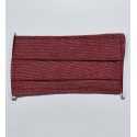 Masque de protection pour enfant rouge bordeaux  - 1