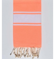 Serviette de plage Plate orange fluo  - 1