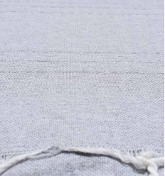 Jeté moyenne gris clair 1.5m*2.5m Fouta Tunisia - 2