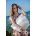 Sac de plage fouta gris Fouta Tunisia - 2