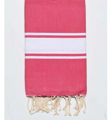 Fouta plate magenta fushia Fouta Tunisia - 1