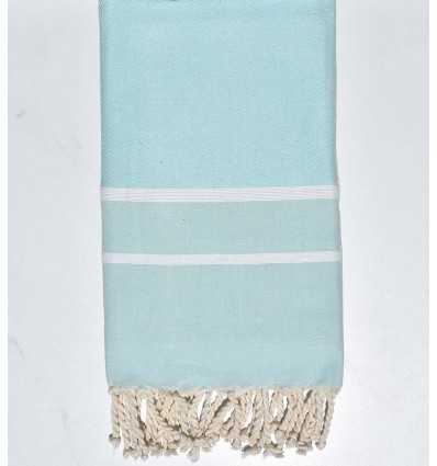 Serviette de plage chevron bleu pastel