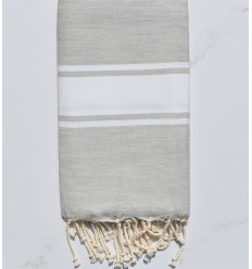 Serviette de Plage gris vert très clair  - 1