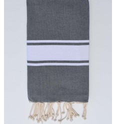 Fouta Plate gris plomb  - 1