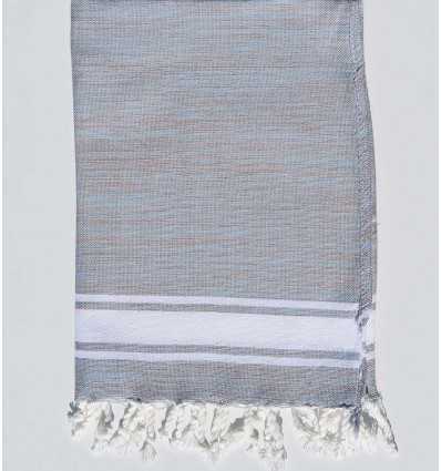 Mini fouta plate bleu clair