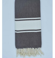 Fouta Plate violet d'évêque Fouta Tunisia - 1