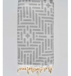 Jeté gris clair 2m*2.9m  - 1