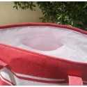 Sac de plage fouta rouge Fouta Tunisia - 6