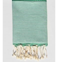 Enfant Nid d'abeille vert Fouta Tunisia - 1