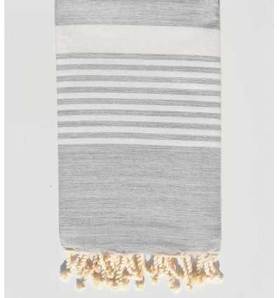 Fouta arthur gris clair