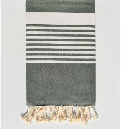 Serviette de plage arthur vert militaire