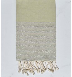 FOUTA Lurex vert kaki  - 1
