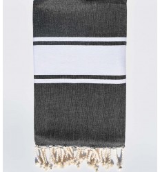 Fouta Plate gris ardoise  - 1