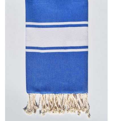 Fouta Plate bleu majorelle