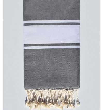 Fouta Plate gris