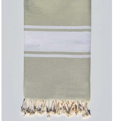 Fouta Plate vert pastel Fouta Tunisia - 1