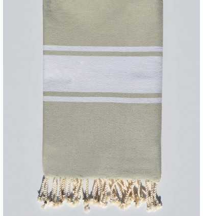 Fouta Plate vert pastel