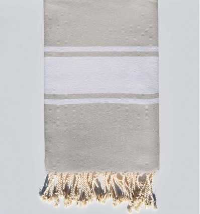 Serviette de plage Plate beige Bone