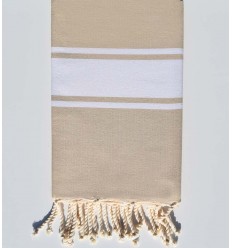 Serviette de plage Plate beige moyen  - 1