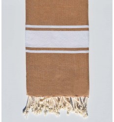 Serviette de plage Plate Café au lait  - 1