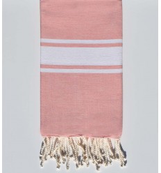 Fouta Plate rose dragée  - 1
