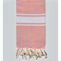 Fouta Plate rose dragée  - 1