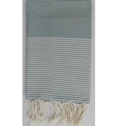 FOUTA LUREX plate vert pale 