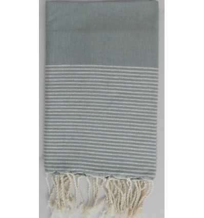 Fouta Lurex vert pale