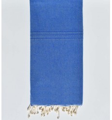 Jeté bleu Klein Fouta Tunisia - 1