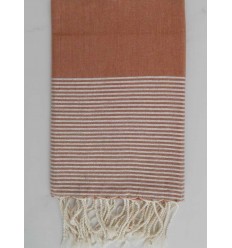FOUTA Lurex plate alezan 