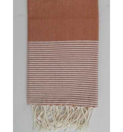 Fouta Lurex alezan