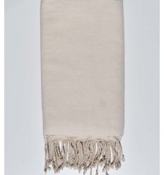 Jeté Plate Blanc crème  - 1