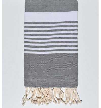 Fouta arthur gris acier