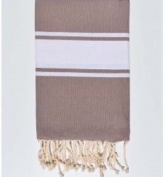 Serviette de plage Plate rose Mountbatten Fouta Tunisia - 1