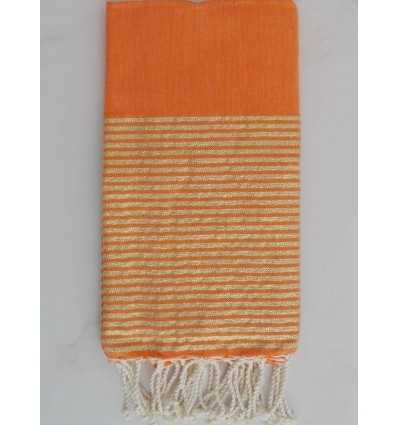 Fouta Lurex orange