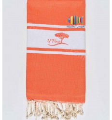 Fouta plate avec broderie Fouta Tunisia - 1 2