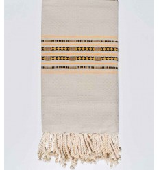 Fouta thalasso beige Fouta Tunisia - 1