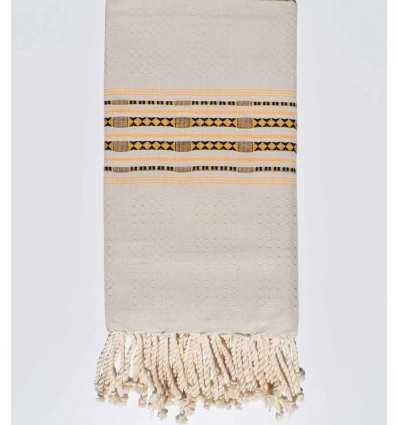 Fouta thalasso beige