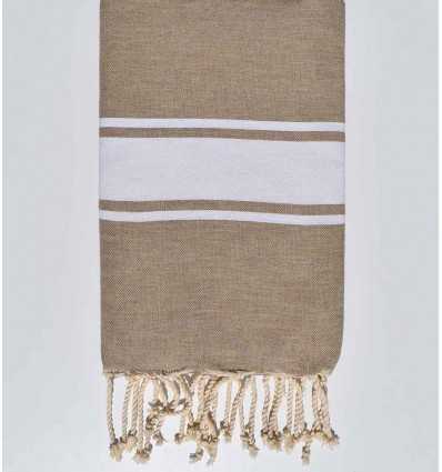 Fouta plate basané