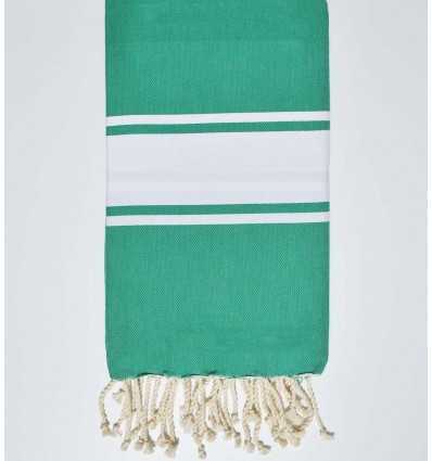 Fouta Plate vert malachite