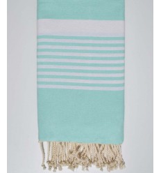 Jeté couple vert d'eau  - 1