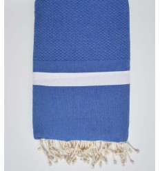 Jeté bleu électrique Fouta Tunisia - 1