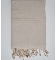 Jeté de lit beige sable 1.90m*3m  - 1