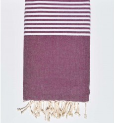 Jeté mauve 2m/3m Fouta Tunisia - 1