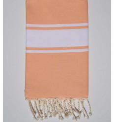 Fouta plate corail clair Fouta Tunisia - 1