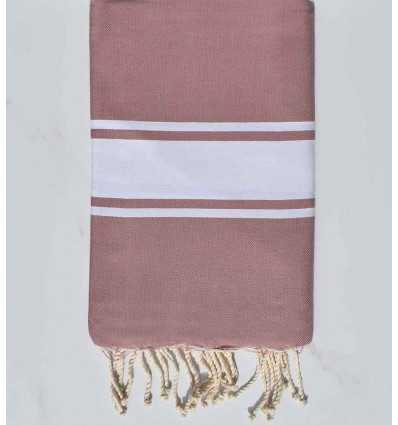 Fouta Plate rose lilas