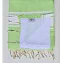 fouta éponge vert clair Fouta Tunisia - 1