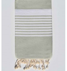 Fouta arthur vert pale  - 1